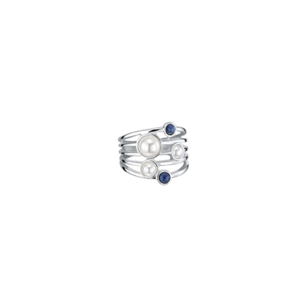 Pearly Blues Ring Size 10